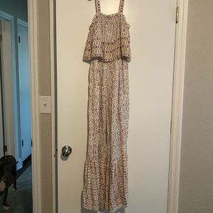 Pink Floral Jumpsuit